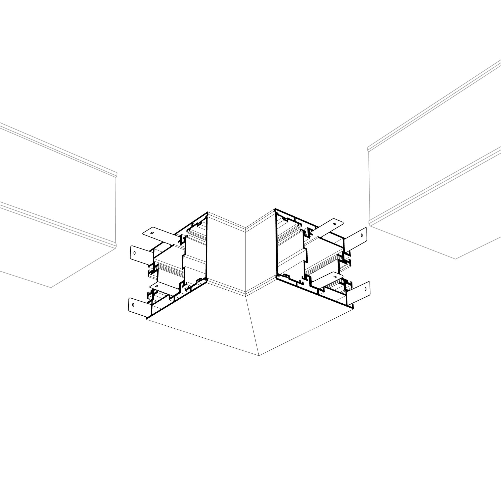 Угол S2-LINE-5470-L90N внутренний