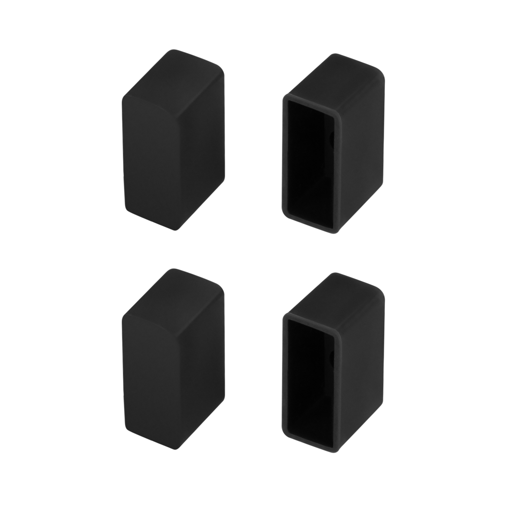 Заглушка WPH-FLEX-0616-SIDE BLACK глухая