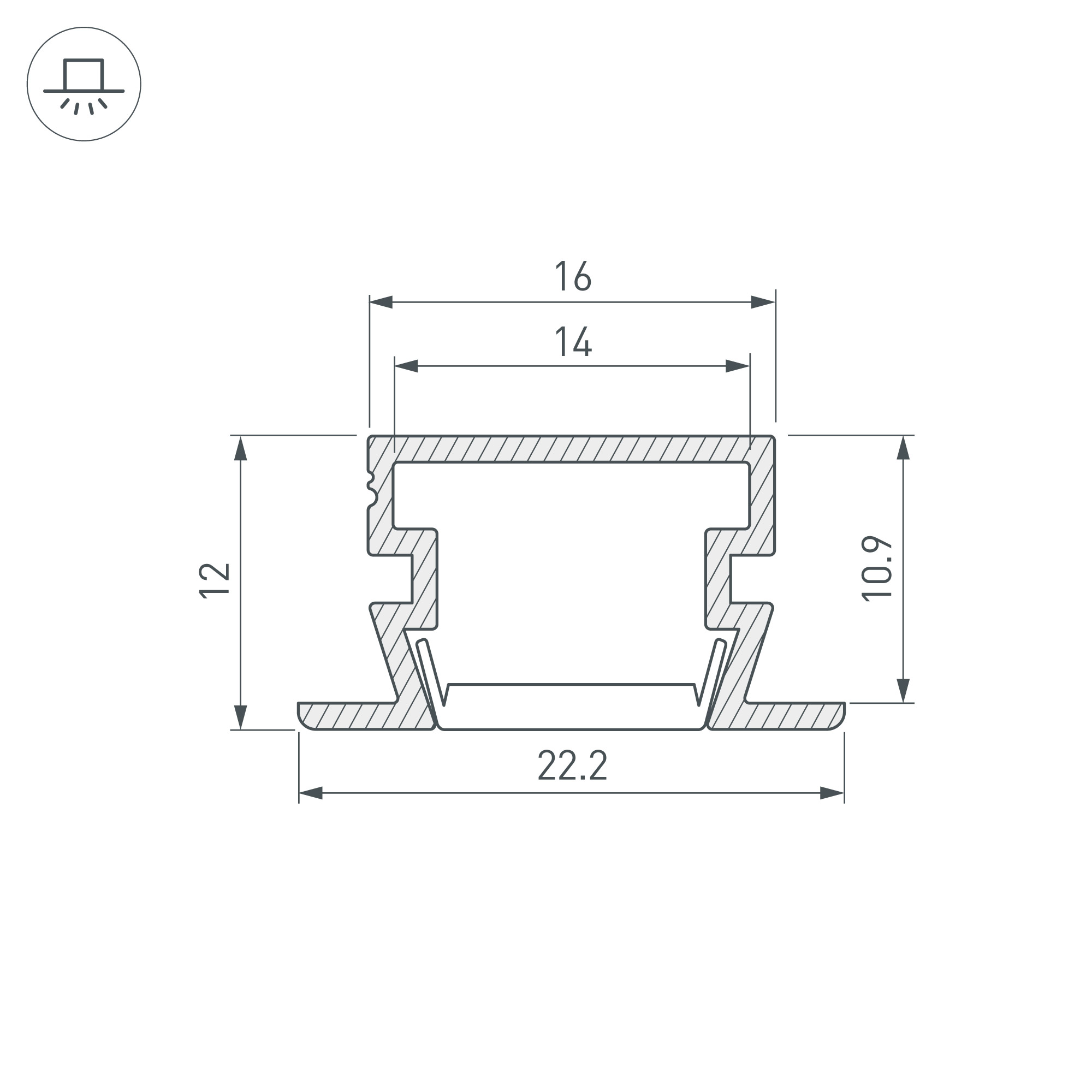 Профиль PDS-FS-3000 ANOD
