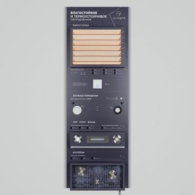 Стенд герметичные решения ARLIGHT-01-1760x600mm