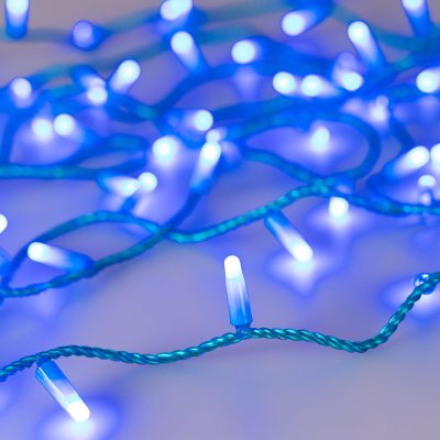 Светодиодная гирлянда ARD-STRING-CLASSIC-10000-BLUE-100LED-MILK-STD Blue