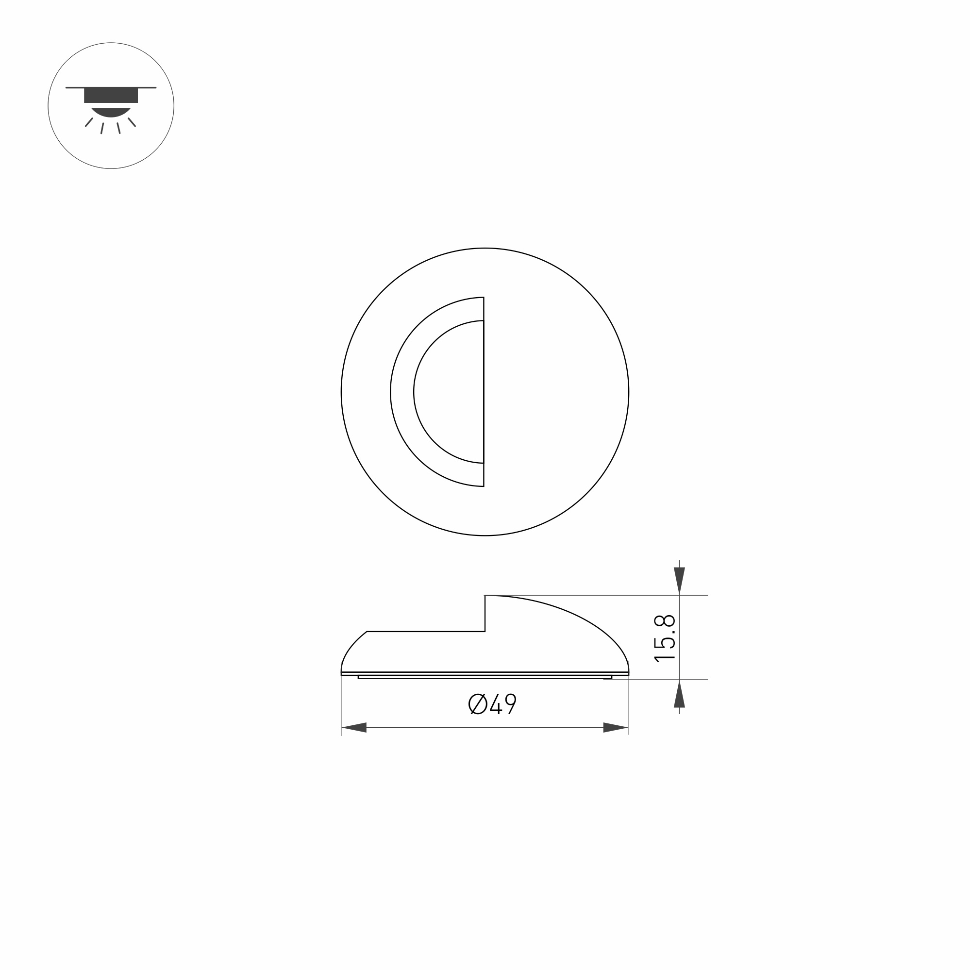 Накладка ART-DECK-CAP-LID-R50