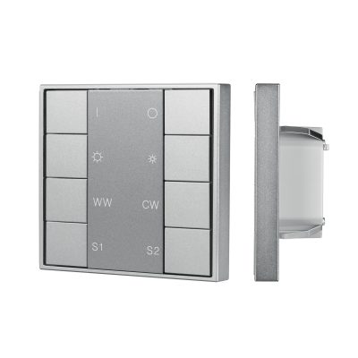INTELLIGENT ARLIGHT Кнопочная панель DALI-201-23-1G-2SC-MIX-DT8-IN Silver