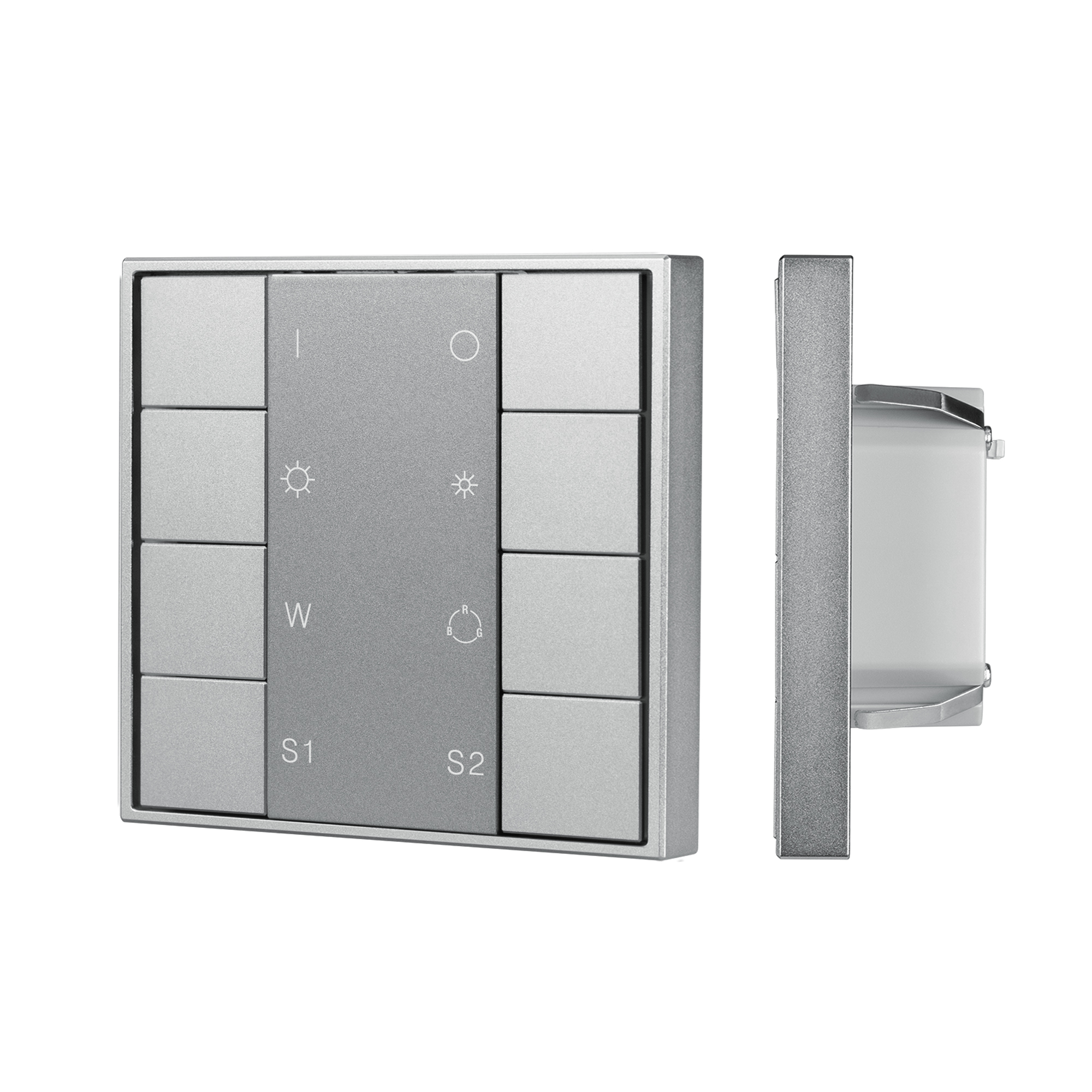 INTELLIGENT ARLIGHT Кнопочная панель DALI-201-23-1G-2SC-RGBW-DT8-IN Silver