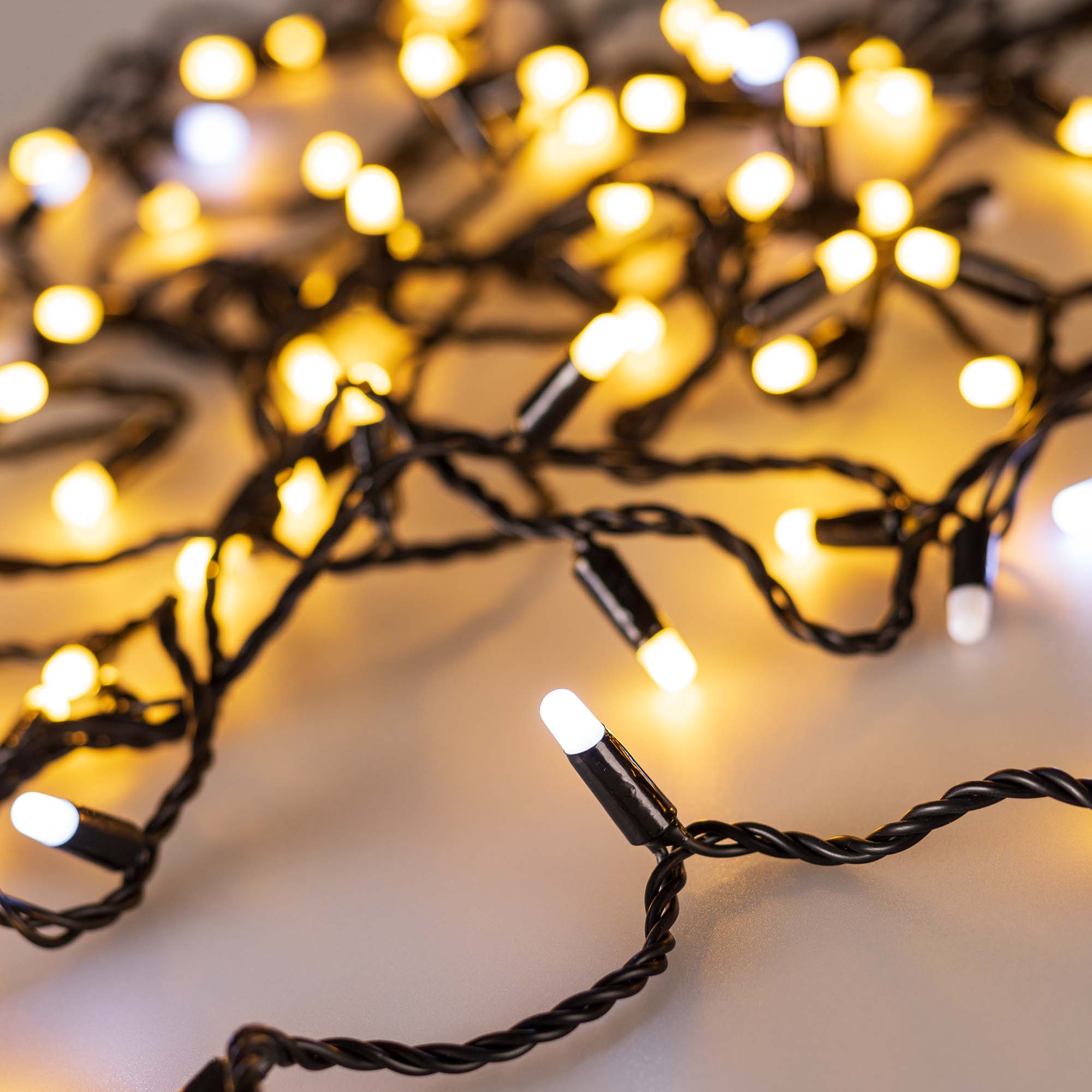 Светодиодная гирлянда ARD-STRING-CLASSIC-10000-BLACK-100LED-MILK-FLASH Warm