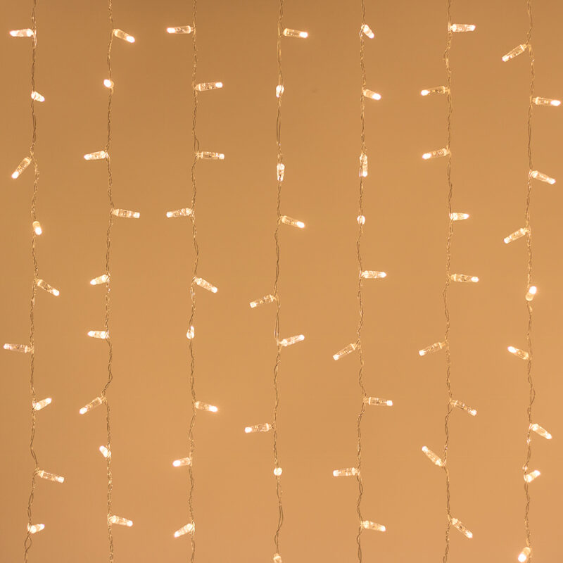 Светодиодная гирлянда ARD-CURTAIN-CLASSIC-2000x9000-CLEAR-2200LED Warm