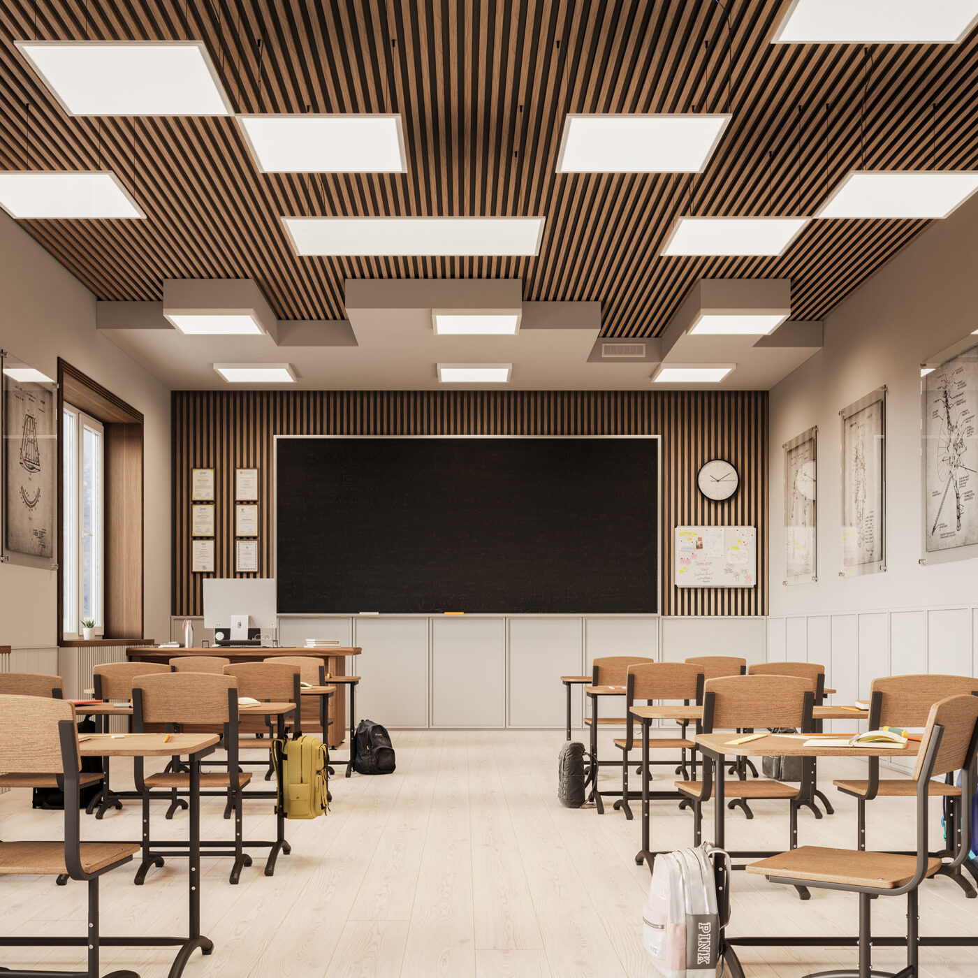 Панель IM-300x300A-12W White