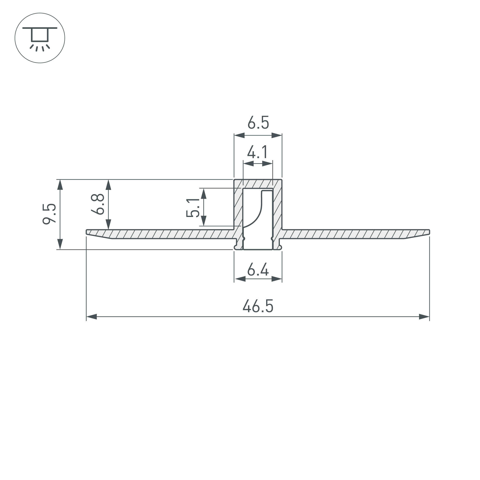 Профиль LINIA7-FANTOM-2000 ANOD