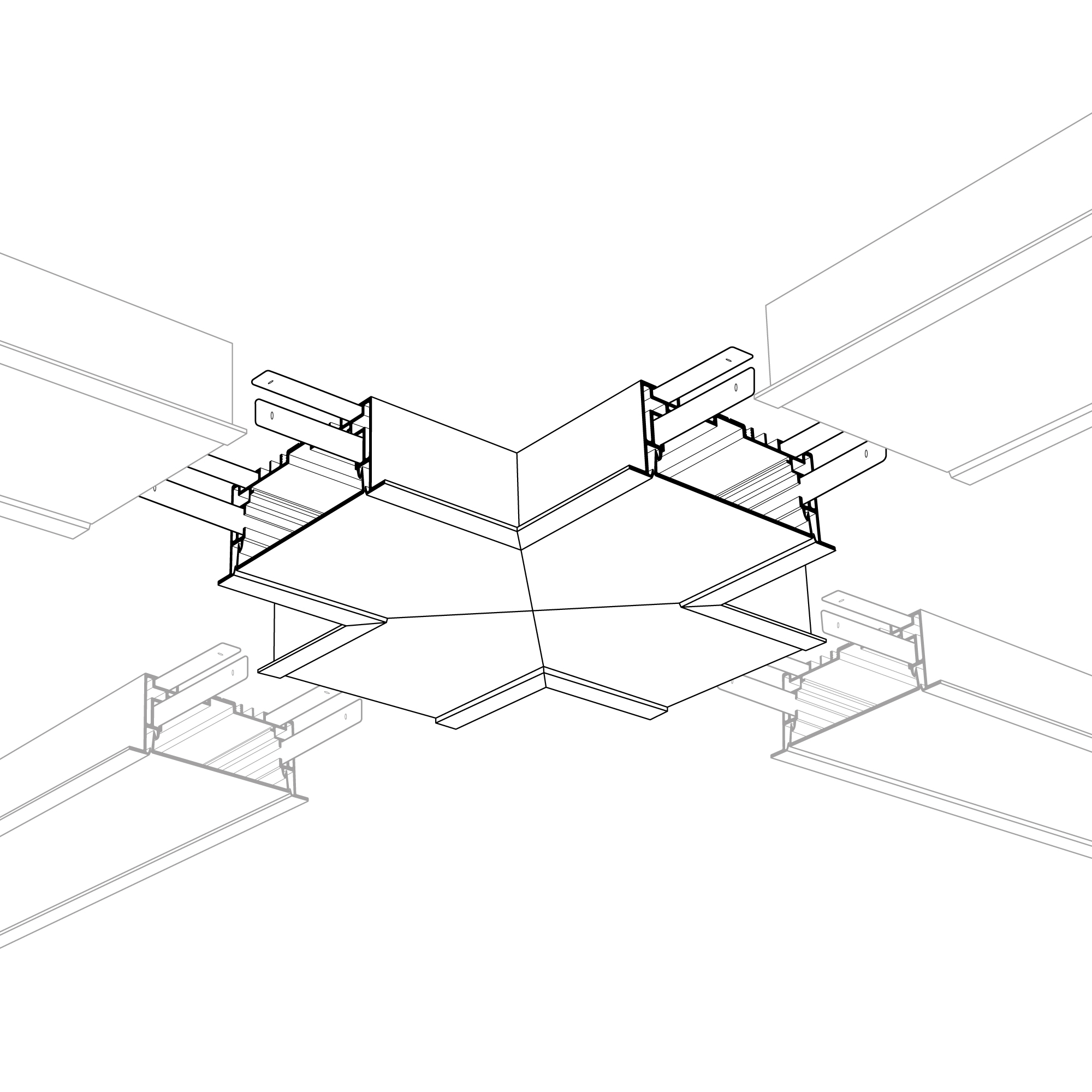 Угол S2-LINIA94-F-X90 крестовой