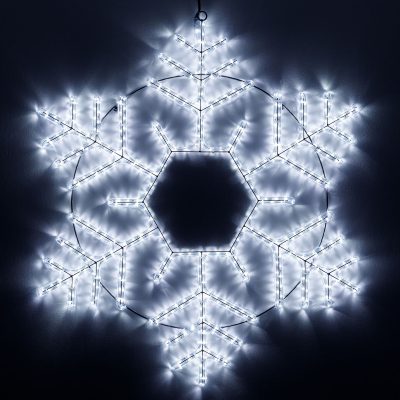 Фигура светодиодная ARD-SNOWFLAKE-M10-1000x900-504LED White