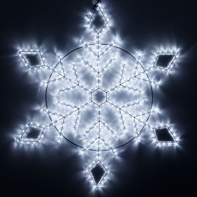 Фигура светодиодная ARD-SNOWFLAKE-M9-900x900-360LED White