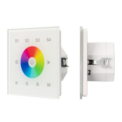 INTELLIGENT ARLIGHT Сенсорная панель DALI-901-11-1G-4SC-RGBW-DT8-IN White