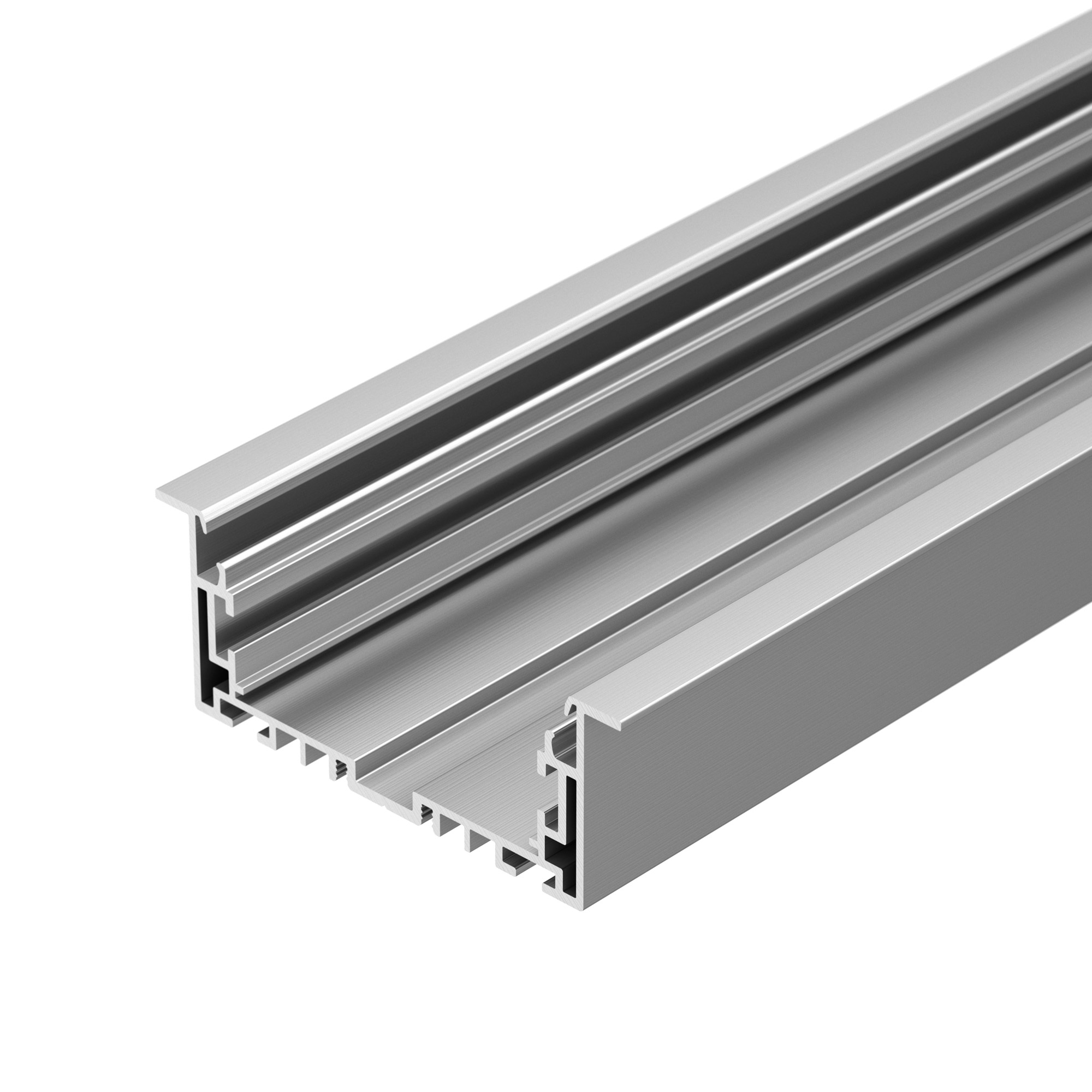 Профиль с экраном S2-LINIA94-F-2500 ANOD+OPAL