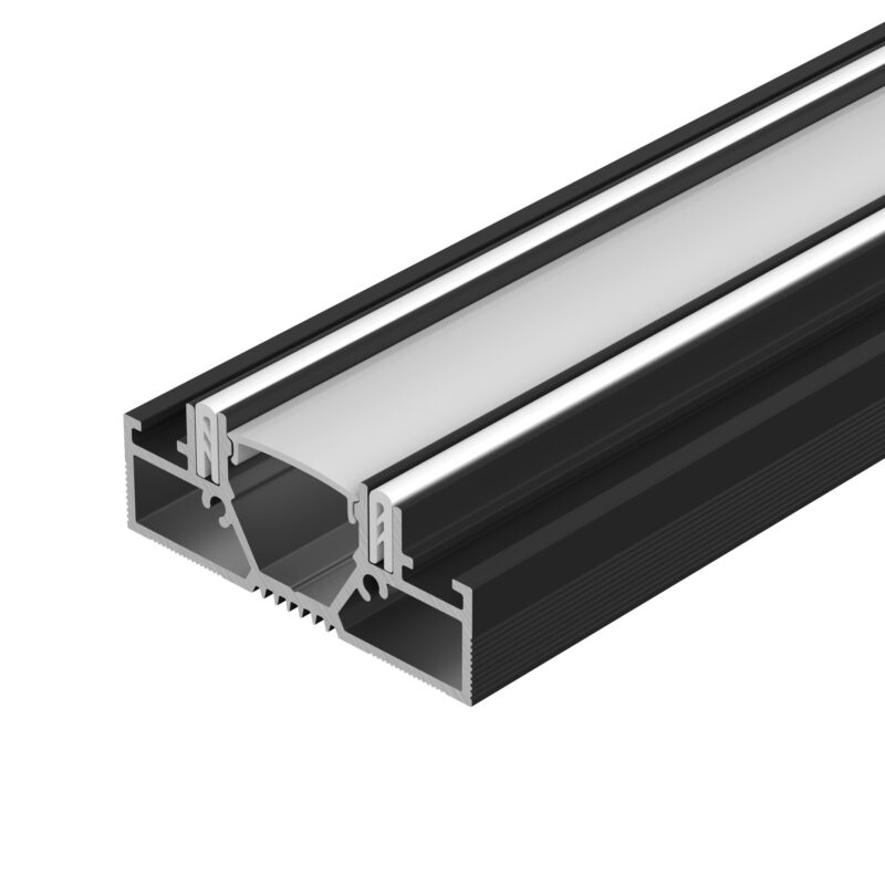 Профиль STRETCH-20-CEIL-D-CENTER-2000 BLACK