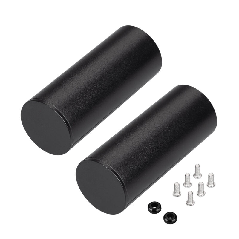 Заглушка ROUND-D36-360 BLACK с отверстием