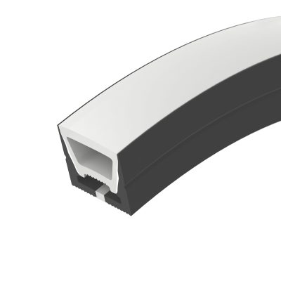 Силиконовый профиль WPH-FLEX-1616-TOP-S11-5m BLACK
