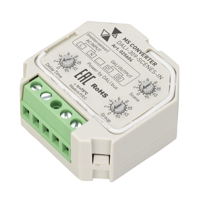 INTELLIGENT ARLIGHT Конвертер датчика движения DALI-309-SCENES-IN