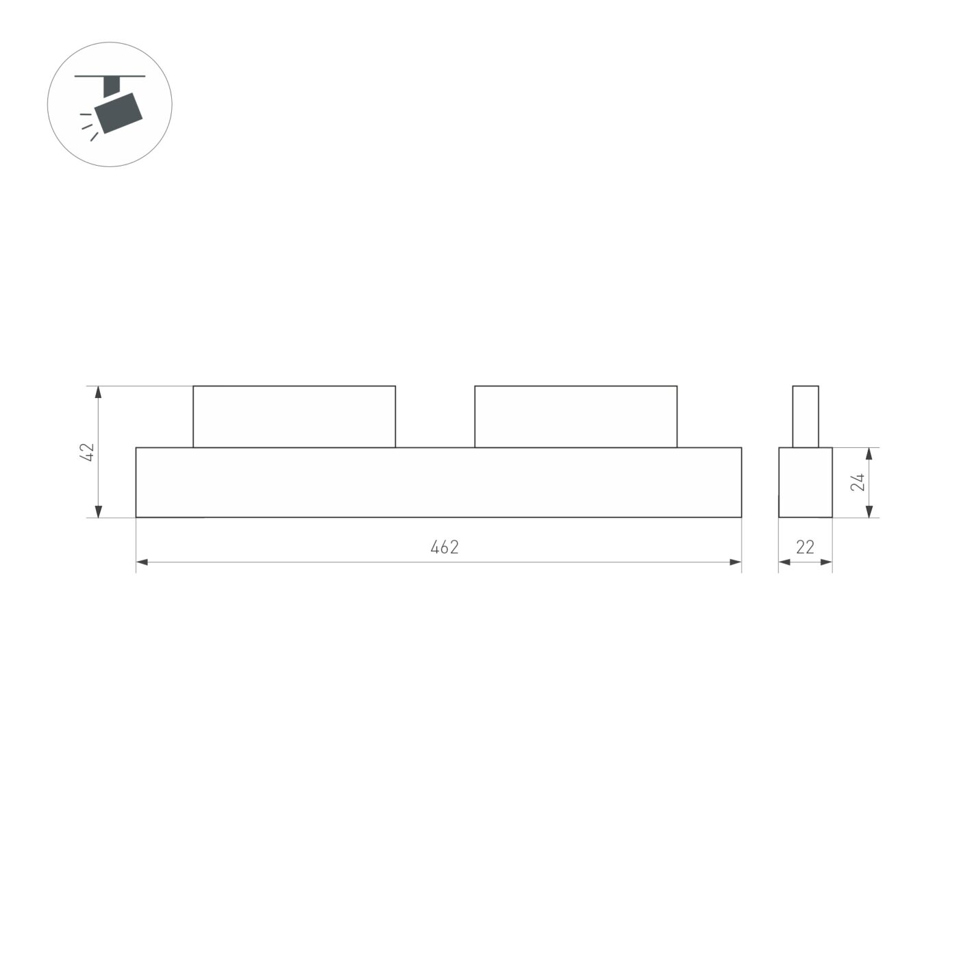 Светильник MAG-FLEX-FLAT-L465-16W Day4000