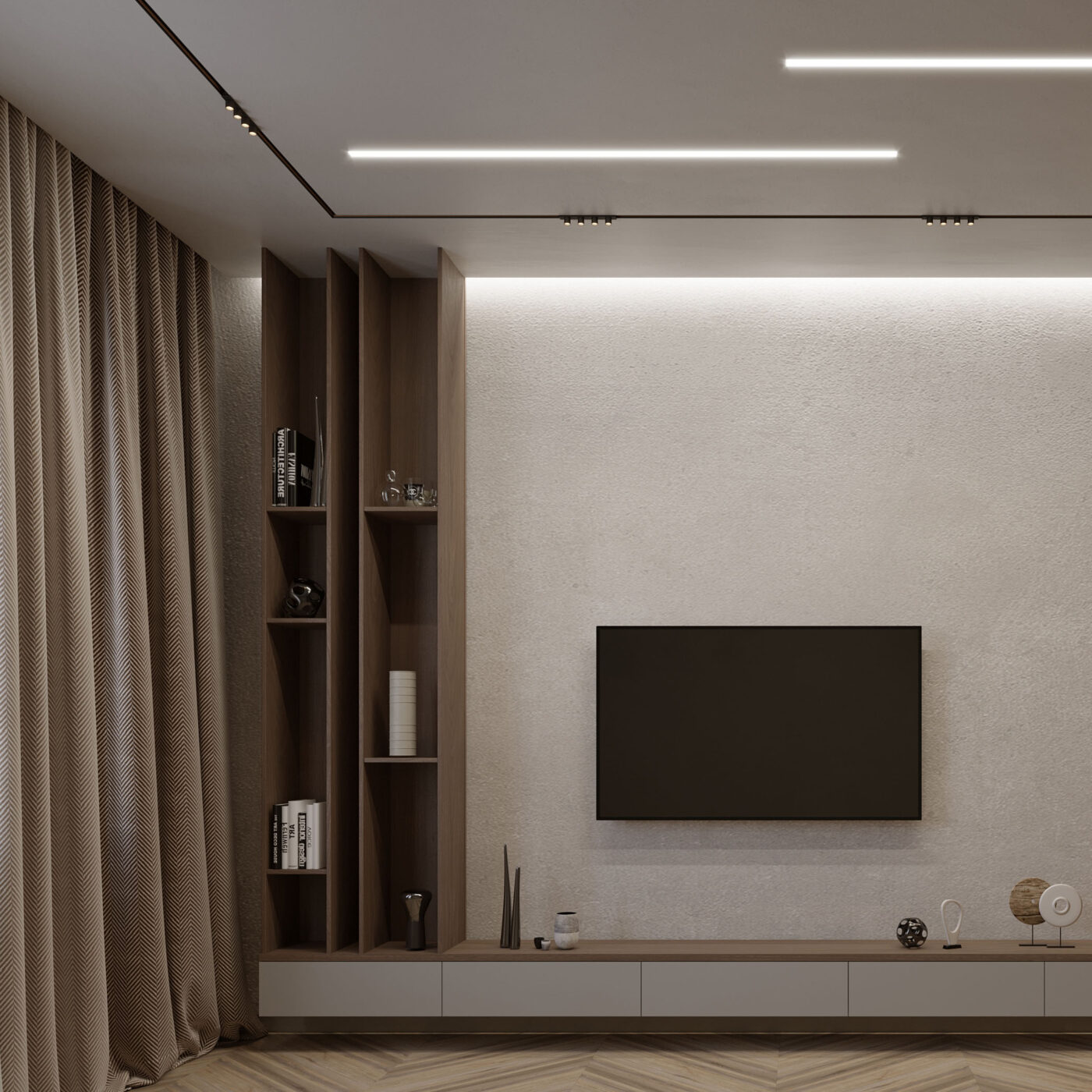 Профиль STRETCH-25-WALL-SIDE-2000