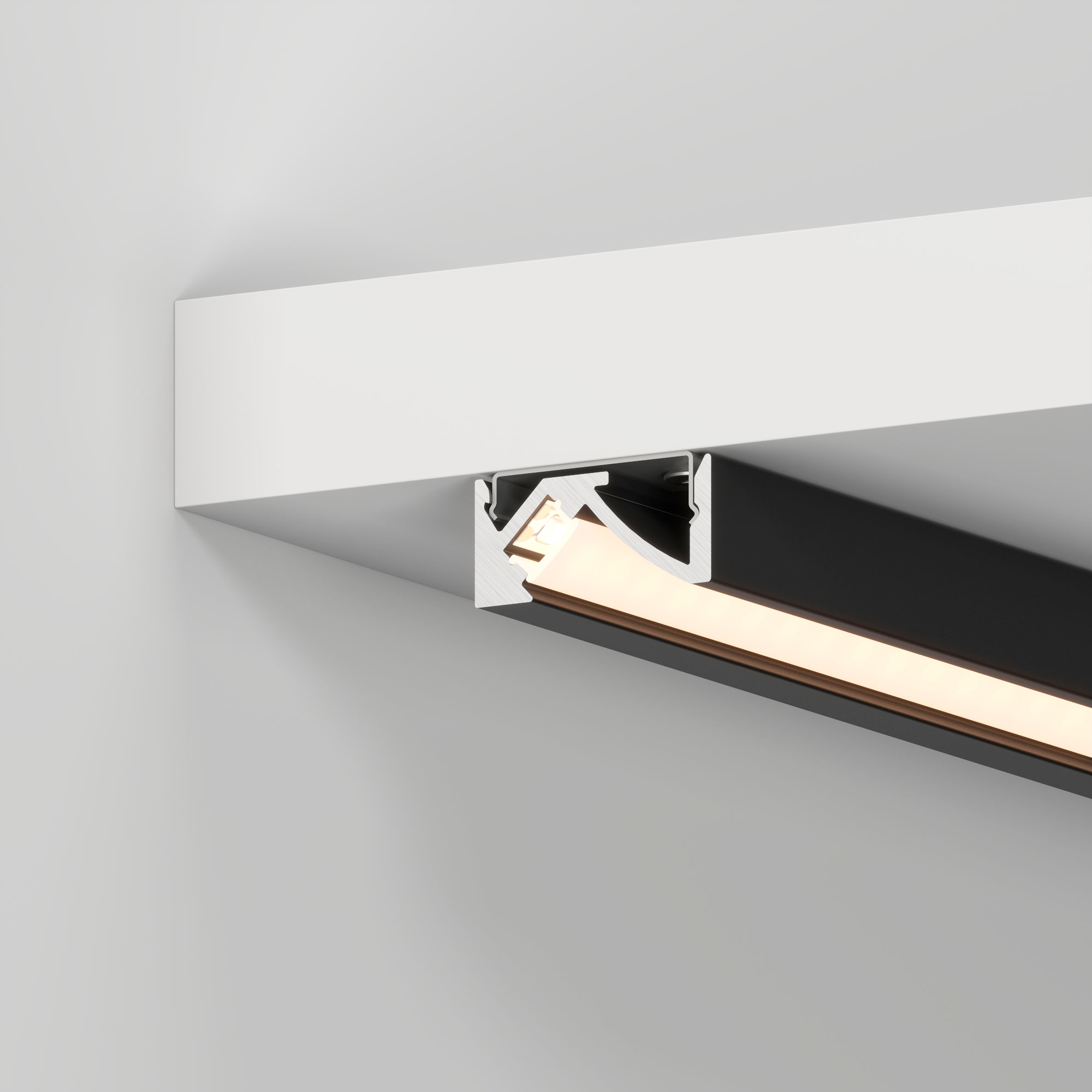 Профиль SL-BEVEL-W21-2000 ANOD BLACK