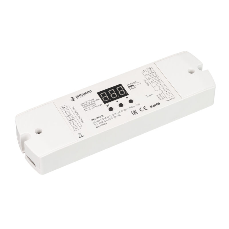 INTELLIGENT ARLIGHT Декодер SMART-DMX512-204-62-RGBW-RDM-SUF