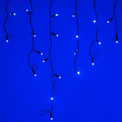 Светодиодная гирлянда ARD-EDGE-CLASSIC-2400x600-BLACK-88LED-FLASH BLUE