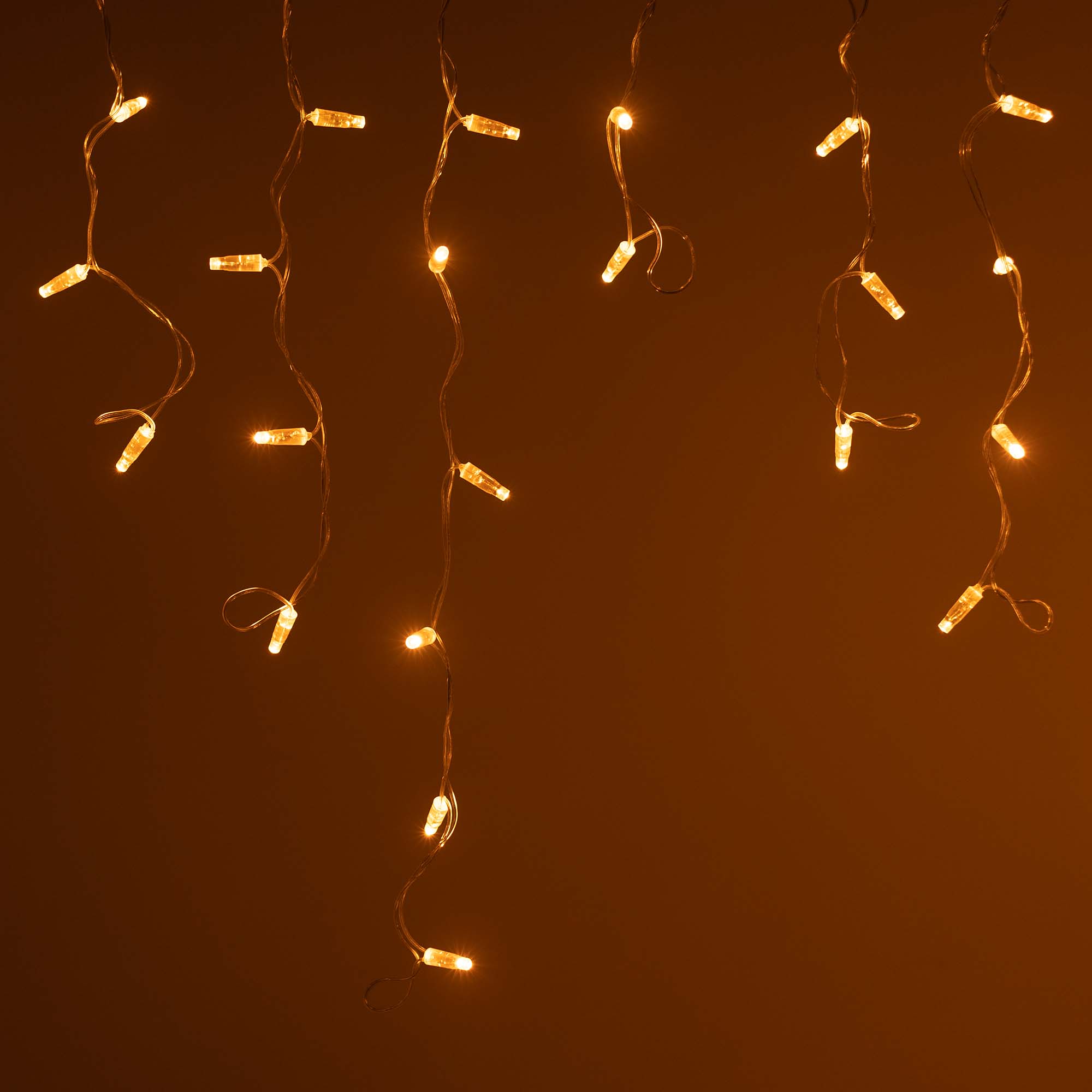 Светодиодная гирлянда ARD-EDGE-CLASSIC-2400x600-CLEAR-88LED-STD Yellow