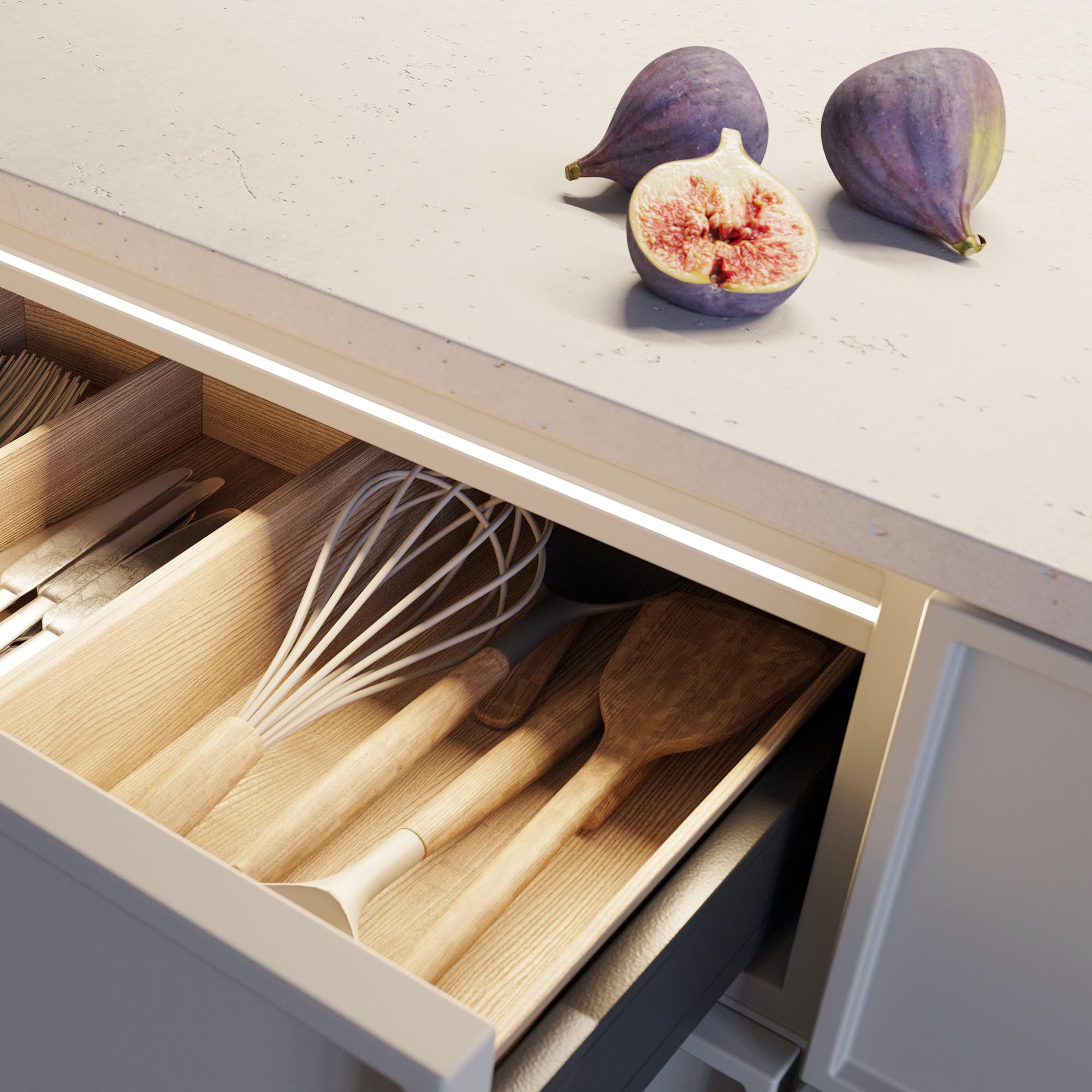 Лента COB-X400-3mm 24V Warm3000