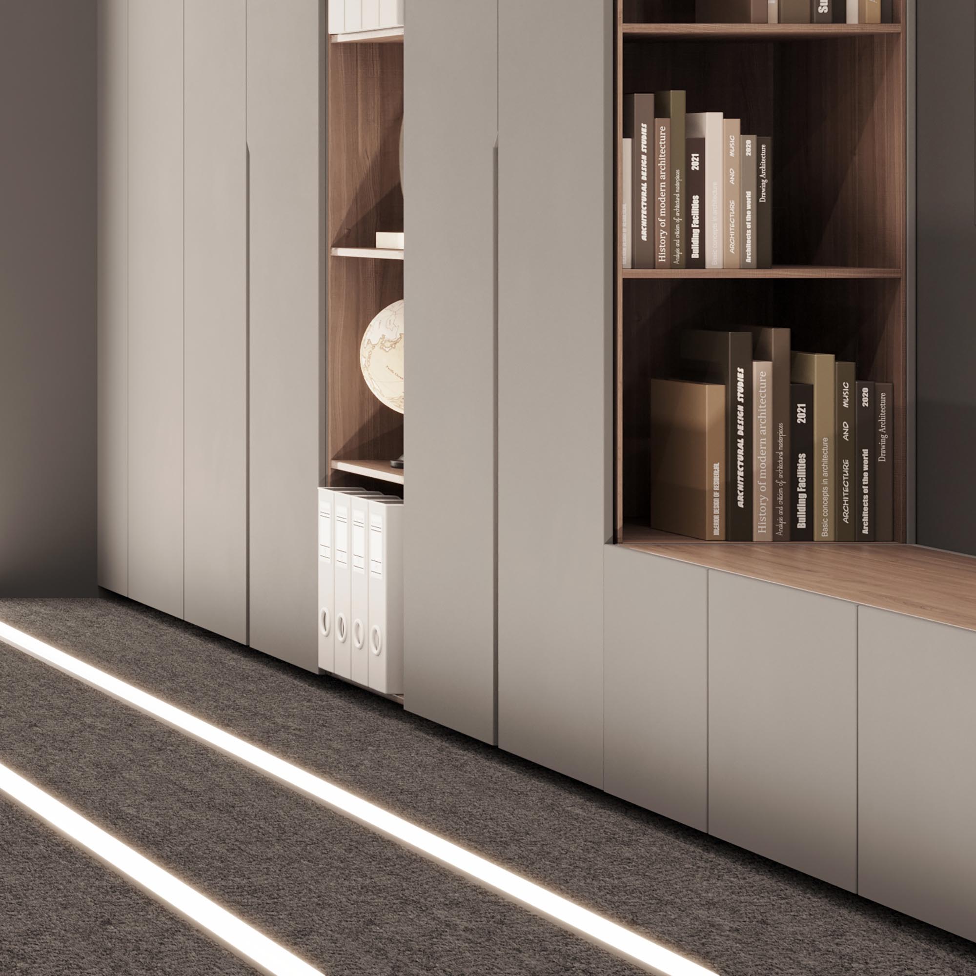 Профиль FLOOR60-H26-3000 ANOD BLACK