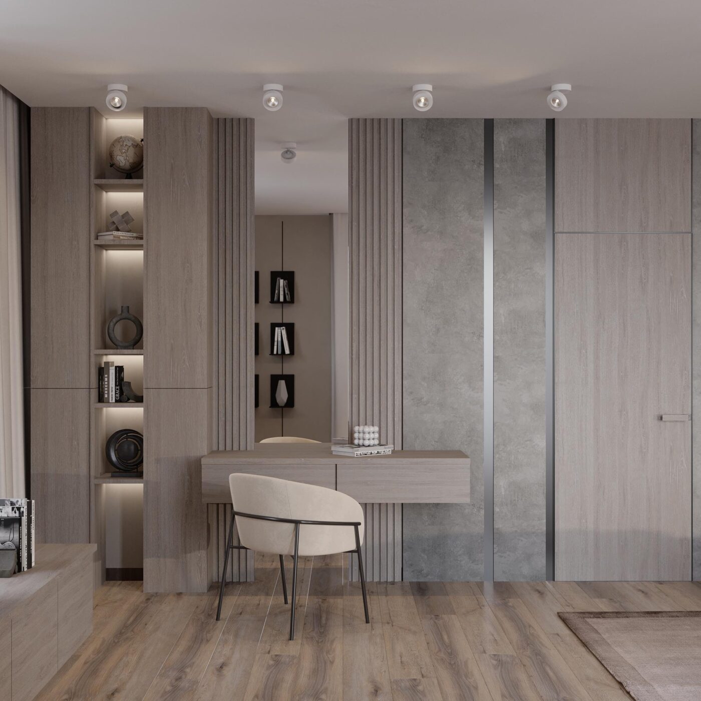 Светильник LGD-MONA-BUILT-R100-12W White5000