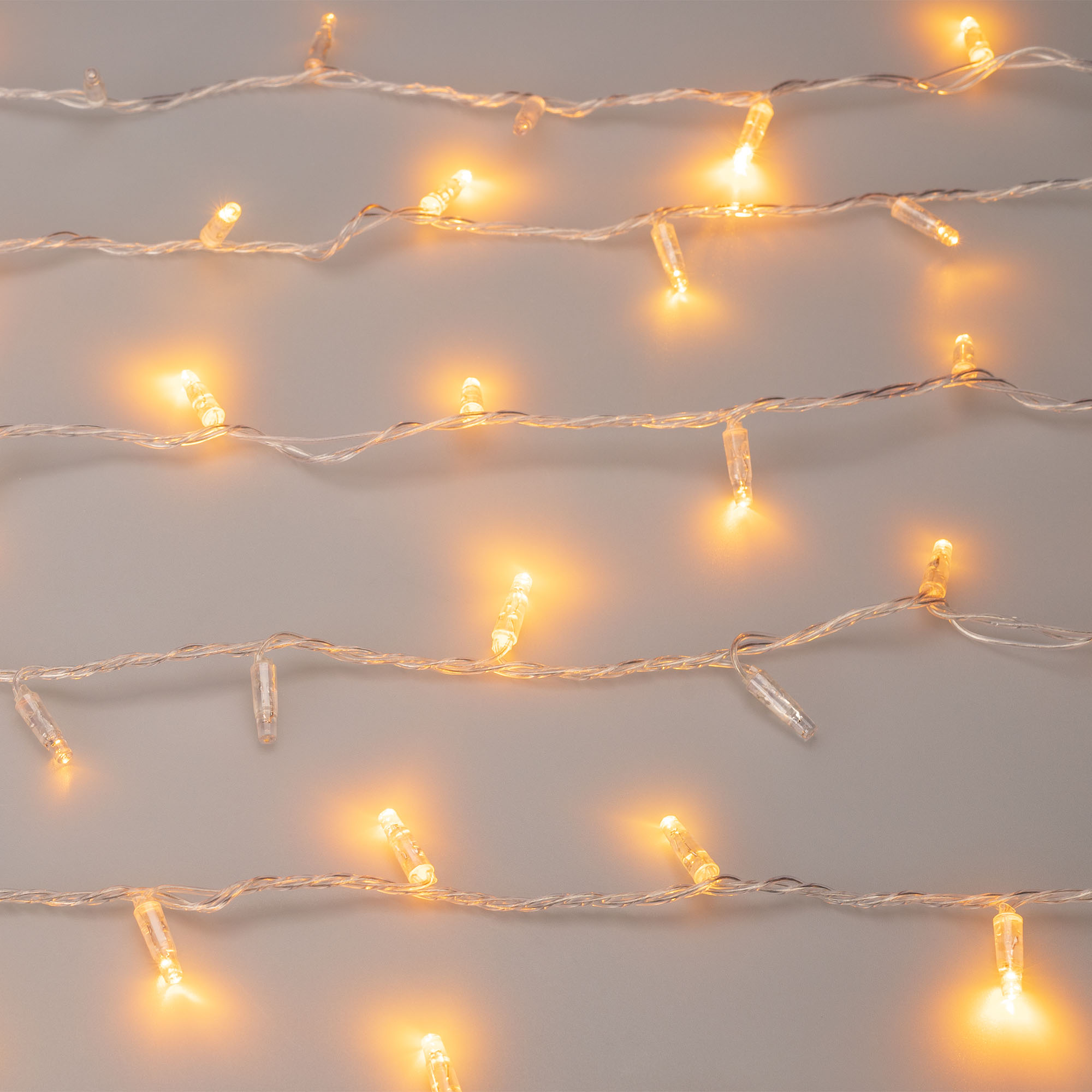 Светодиодная гирлянда ARD-STRING-CLASSIC-1000-CLEAR-100LED-PULSE Yellow