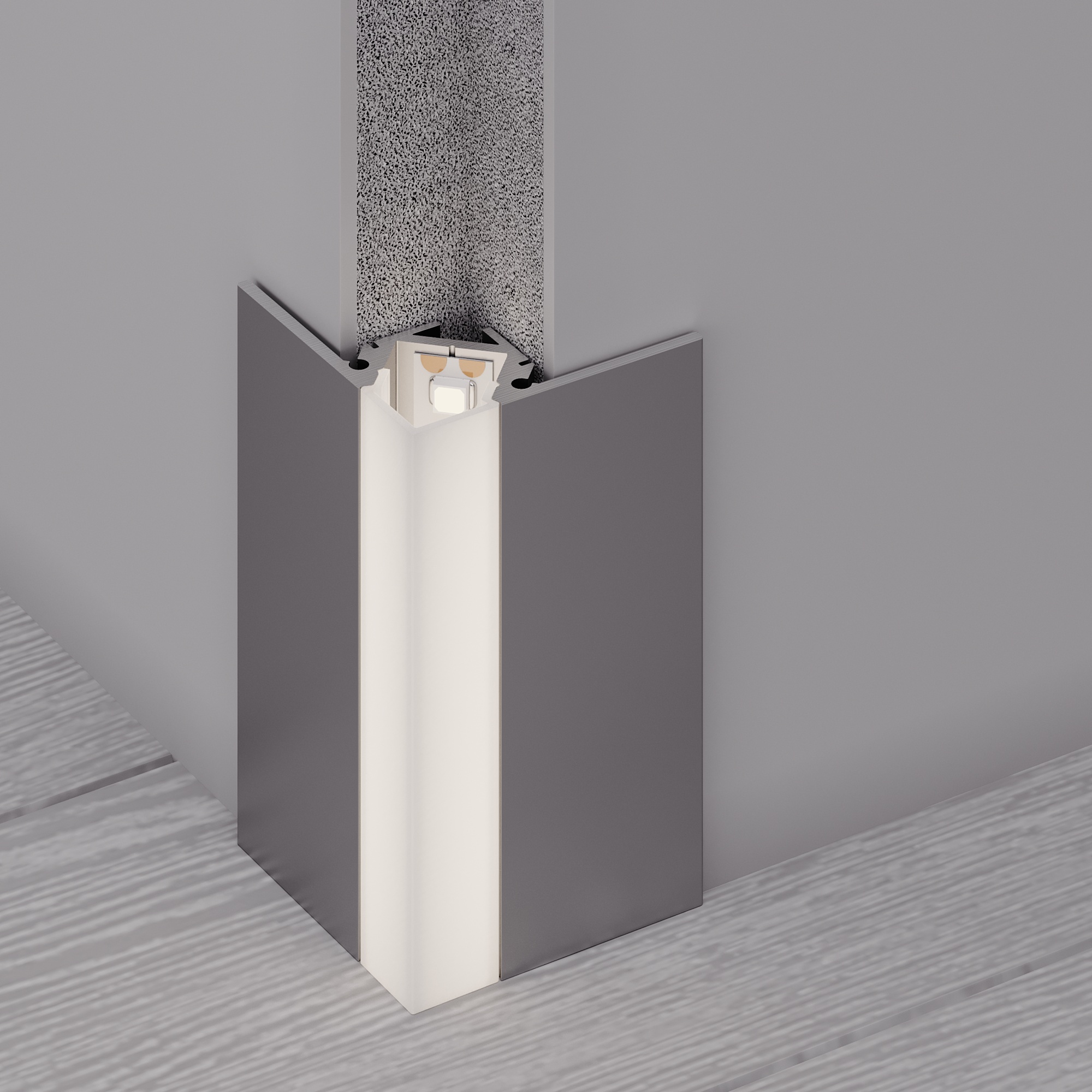 Профиль ARH-DECORE-S12-EXT-F-2000 ANOD внешний