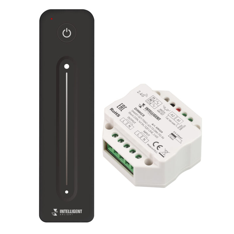 INTELLIGENT ARLIGHT Диммер SMART-SET-TRIAC-601-72-DIM-PD-IN Black