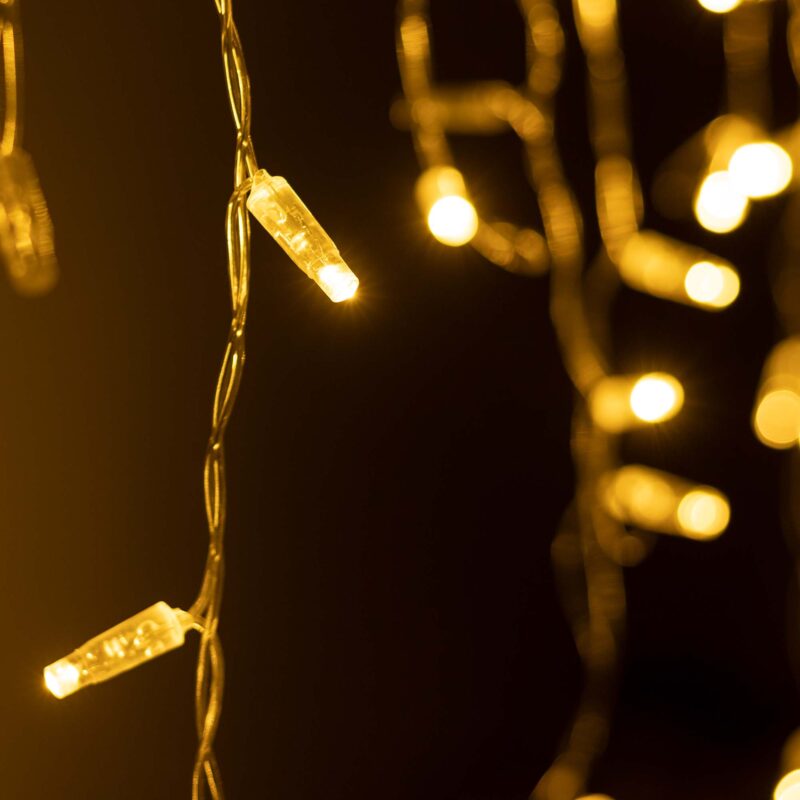 Светодиодная гирлянда ARD-EDGE-CLASSIC-2400x600-CLEAR-88LED-MILK-FLASH Warm/Warm