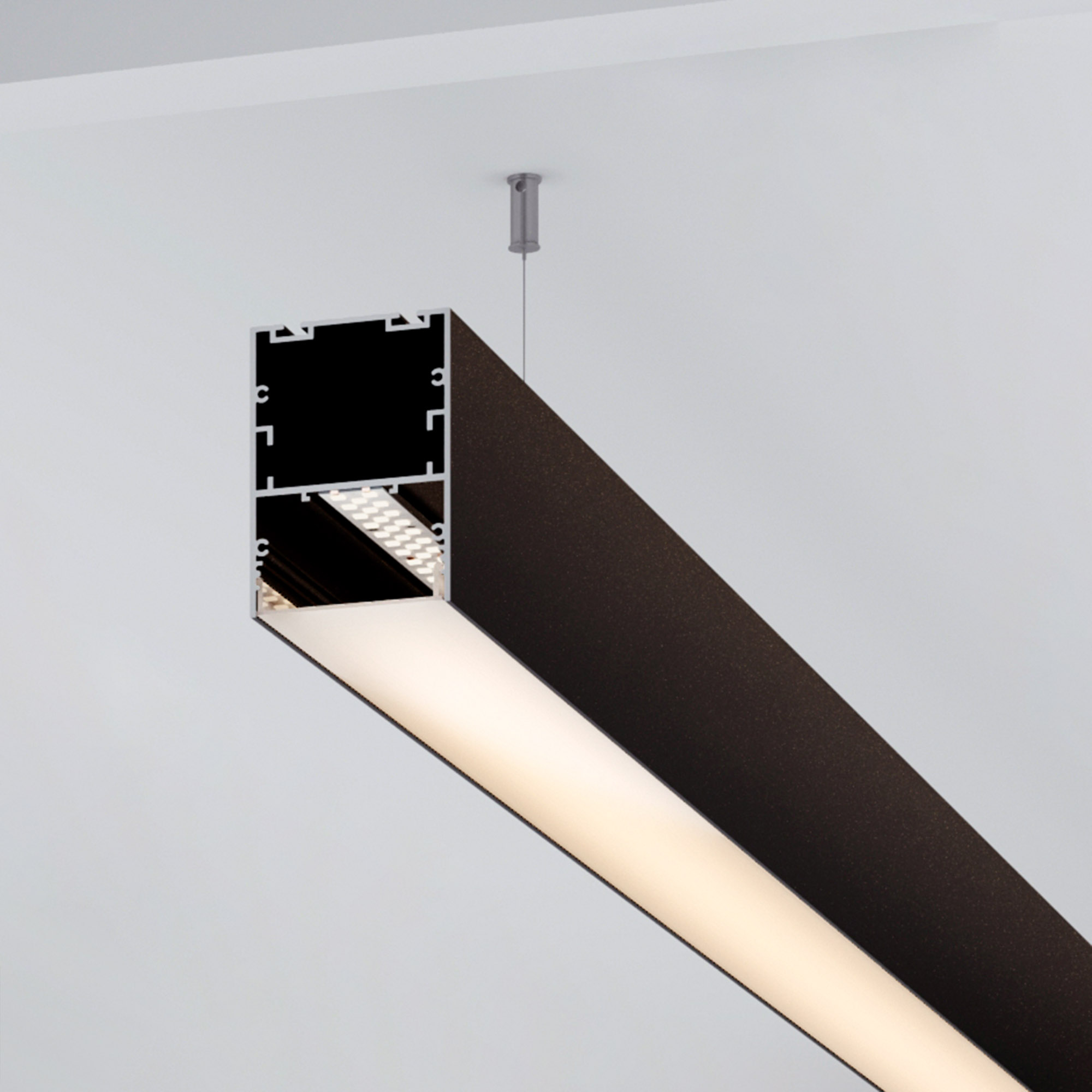 Профиль ARH-LINE-6085-2000 BLACK