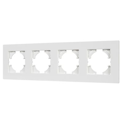 Рамка пластиковая FRM-PERIO-PL-4-WH