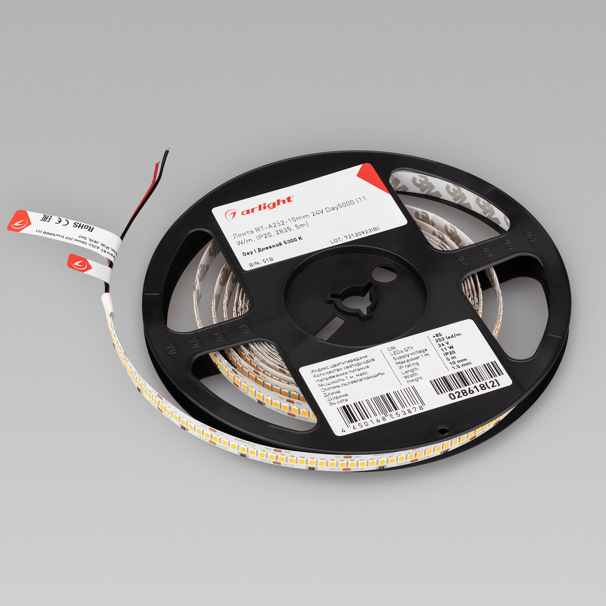 Лента RT-A252-10mm 24V Day5000