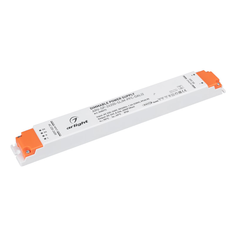 Блок питания ARV-SP-24200-SLIM-PFC-DALI2