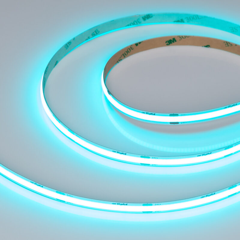 Лента COB-X480-8mm 24V Aquamarine