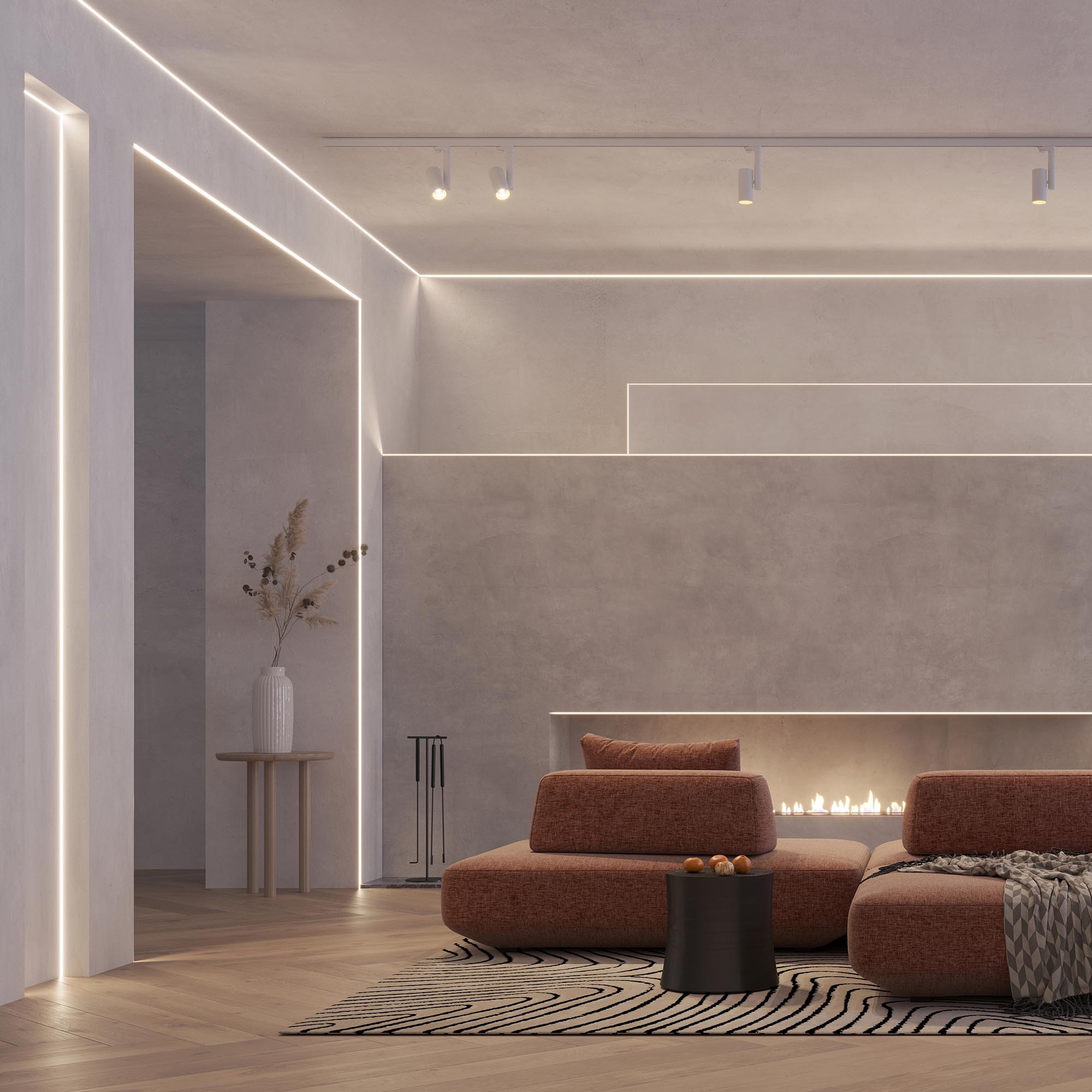 Профиль DECORE-S6-EXT-V-COMFORT-2000 ANOD внешний