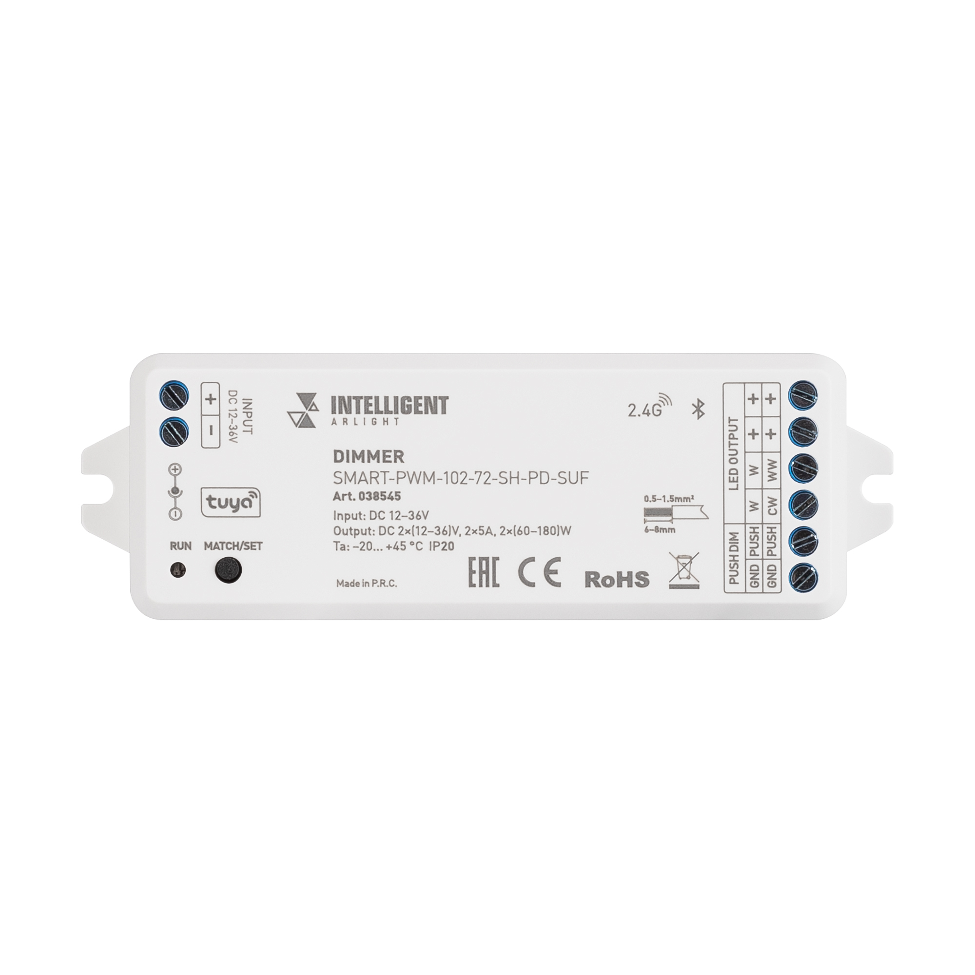 INTELLIGENT ARLIGHT Диммер SMART-PWM-102-72-SH-PD-SUF