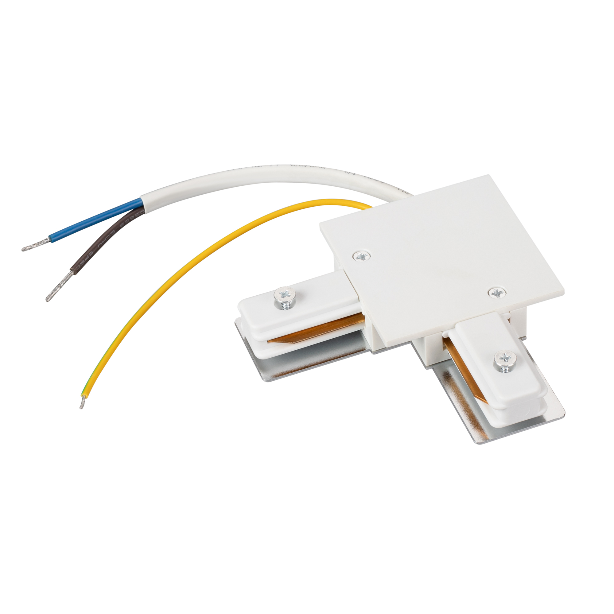 Коннектор угловой с питанием LGD-2TR-CON-L-F-POWER-WH