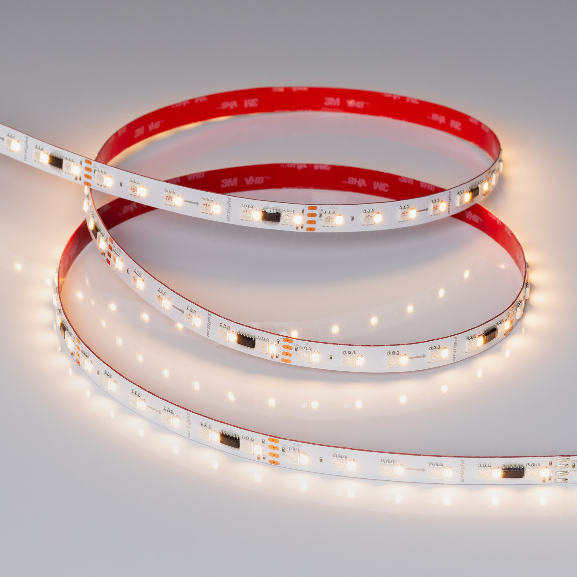 Лента SPI-BA120-12mm 24V RGBW-Warm-PX6-BPT