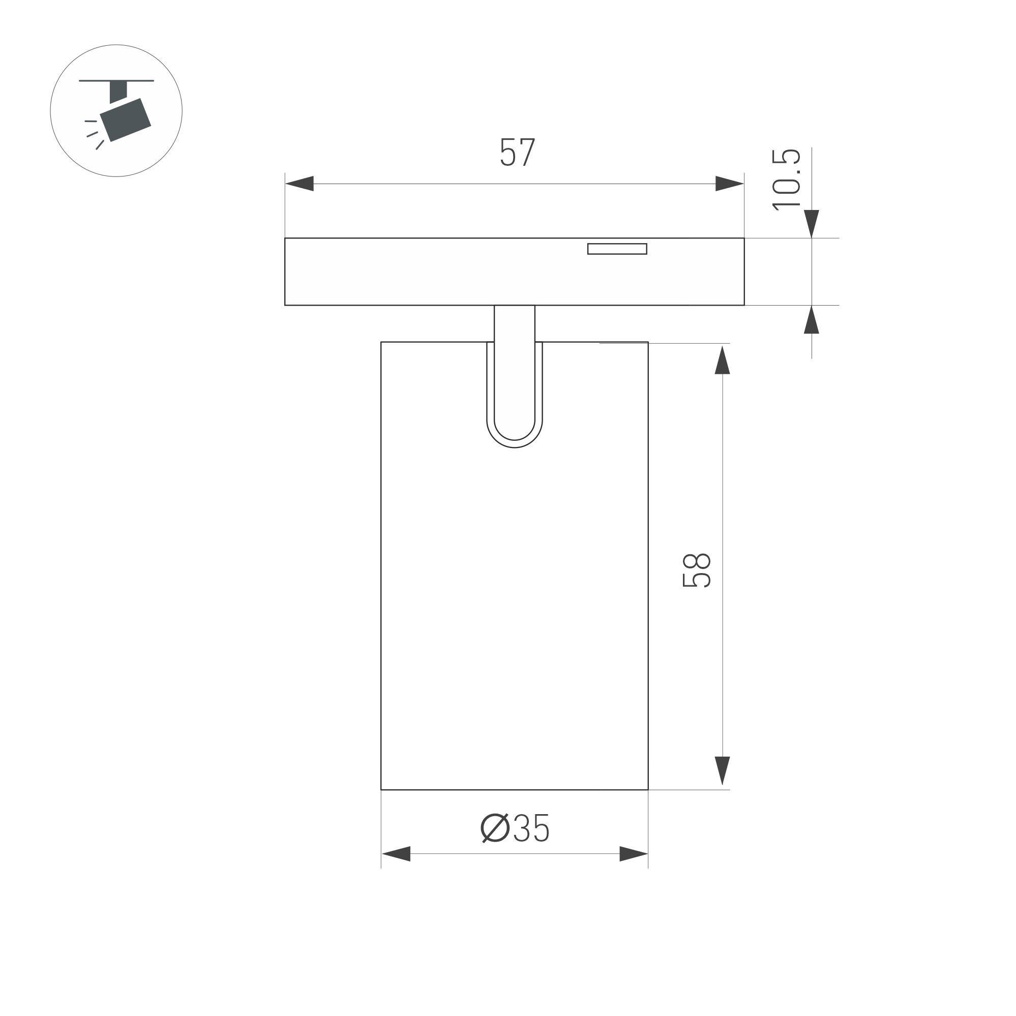 Светильник MAG-MICROCOSM-SPOT-R35-5W Day4000