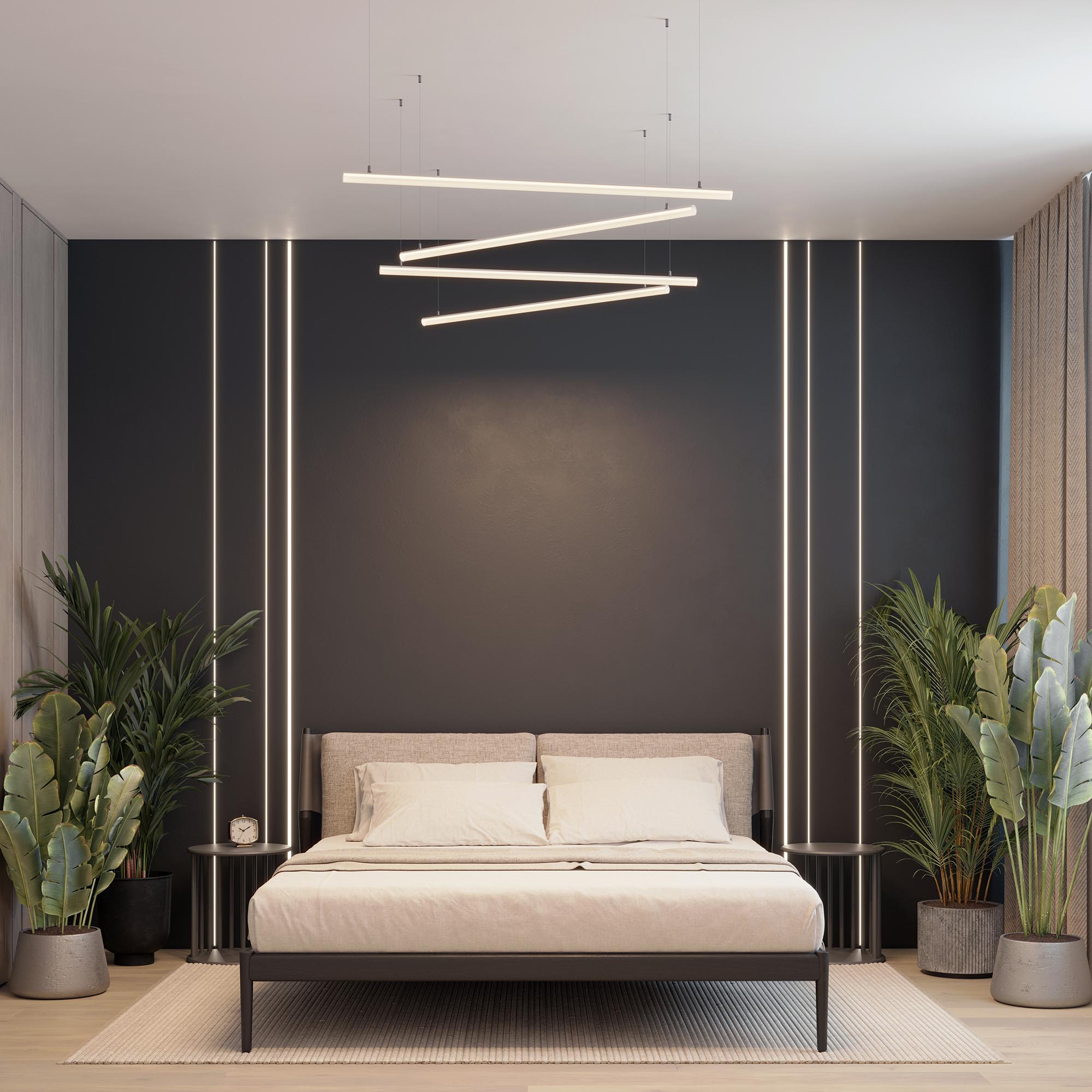 Лента COB-X480-8mm 24V Warm3000