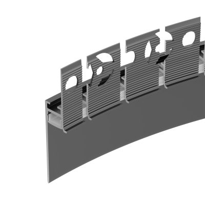 Профиль PLINTUS-FANTOM-BENT-H35-SIDE-2000 BLACK