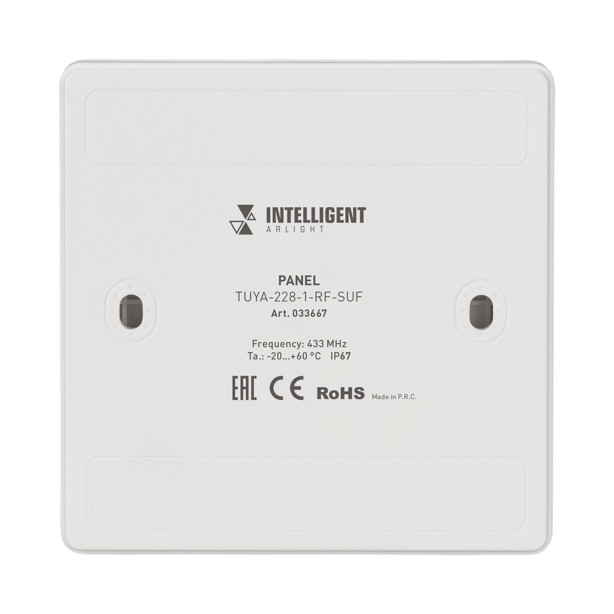 INTELLIGENT ARLIGHT Панель TUYA-228-1-RF-SUF