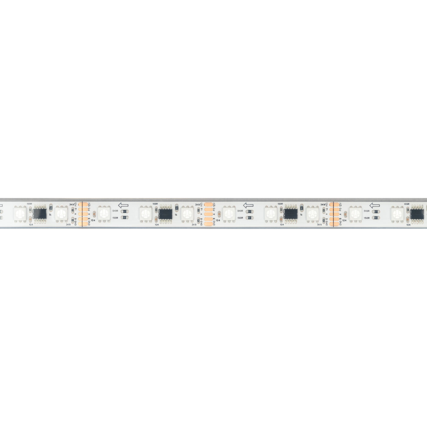 Лента герметичная DMX-PFS-B60-12mm 12V RGB-PX3