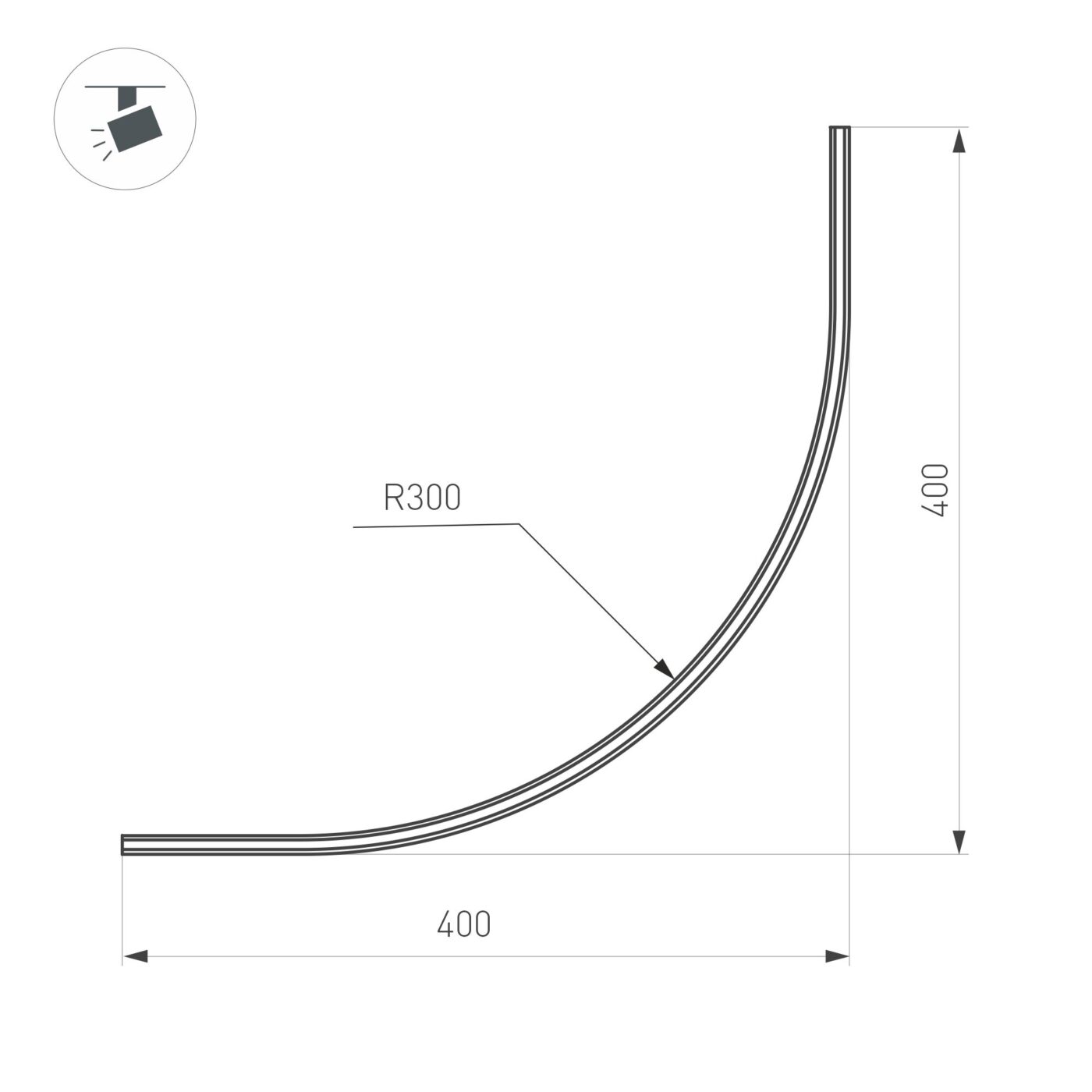 Трек MAG-MICROCOSM-TRACK-1115-ARC-R600