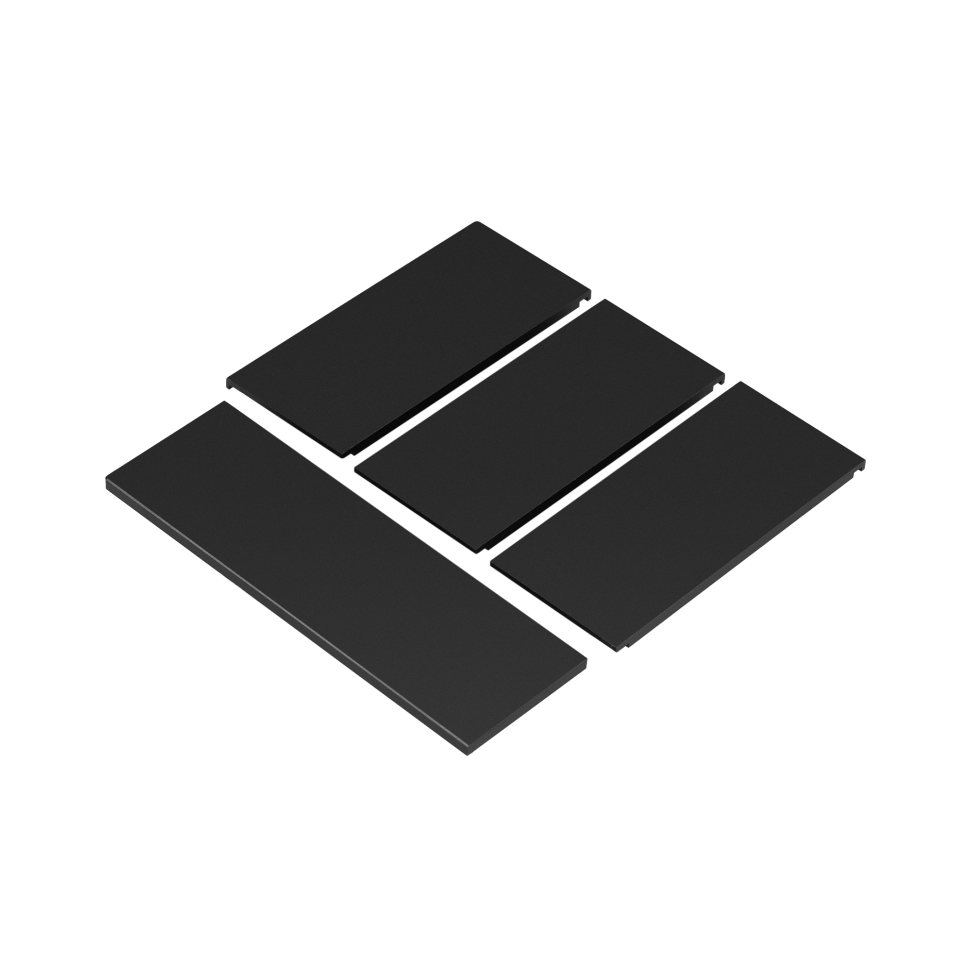 INTELLIGENT ARLIGHT Накладка панели KNX-23-4G-SUF Black